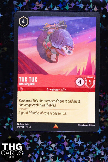 Tuk Tuk, Wrecking Ball 128/204 Rare Lorcana Card EN 2