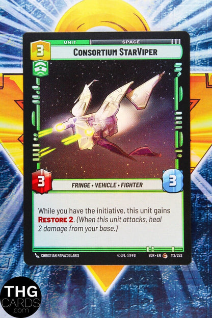 Consortium StarViper 112/252 Common Foil Star Wars Unlimited Card