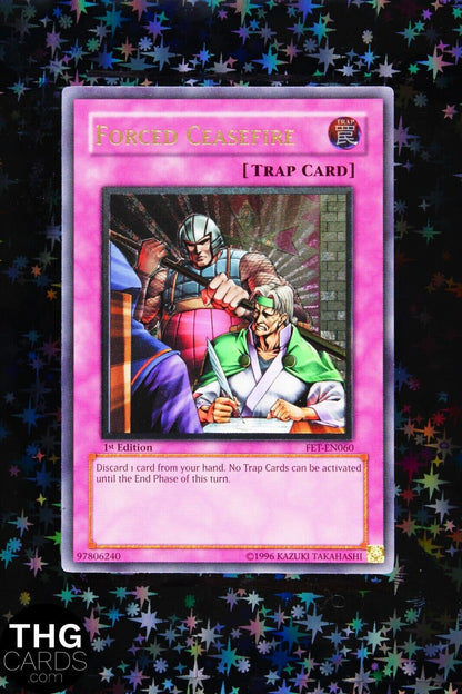 Forced Ceasefire FET-EN060 1st Edition Ultimate Rare Yugioh Card