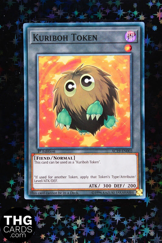 Kuriboh Token AC19-EN003 1st Edition Super Rare Yugioh Card