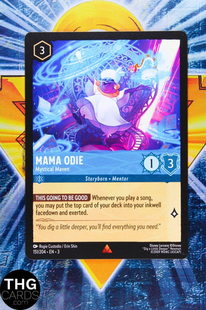 Mama Odie, Mystical Maven 151/204 Rare Lorcana Into the Inklands