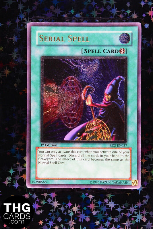 Serial Spell RDS-EN037 1st Edition Ultimate Rare Yugioh Card