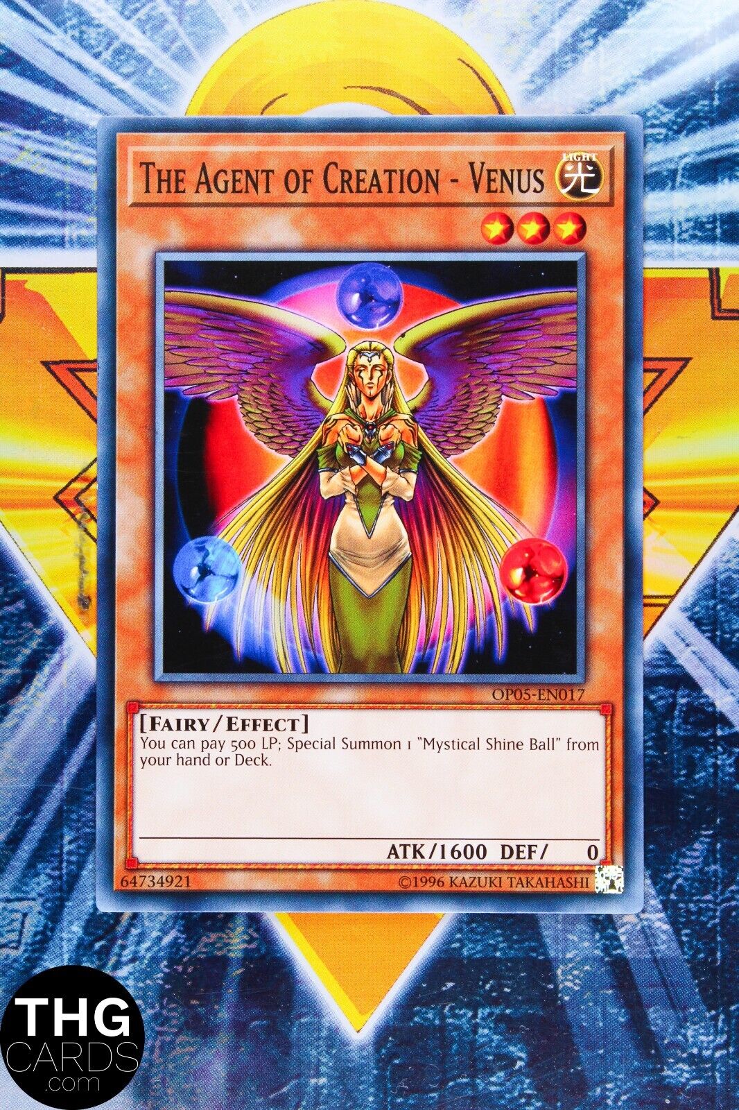 The Agent of Creation - Venus OP05-EN017 Common Yugioh Card