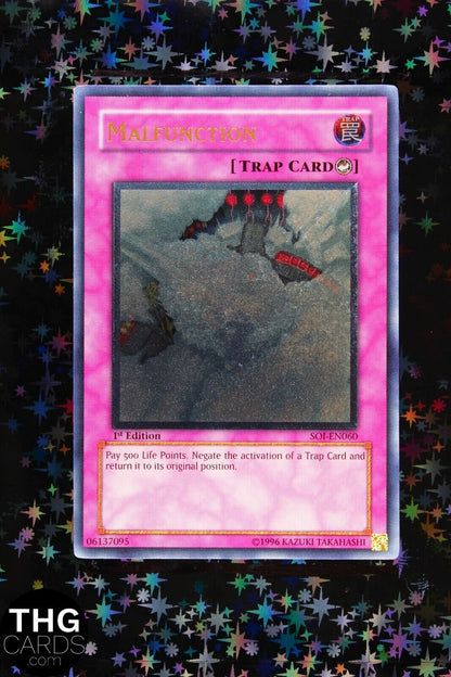 Malfunction SOI-EN060 1st Edition Ultimate Rare Yugioh Card