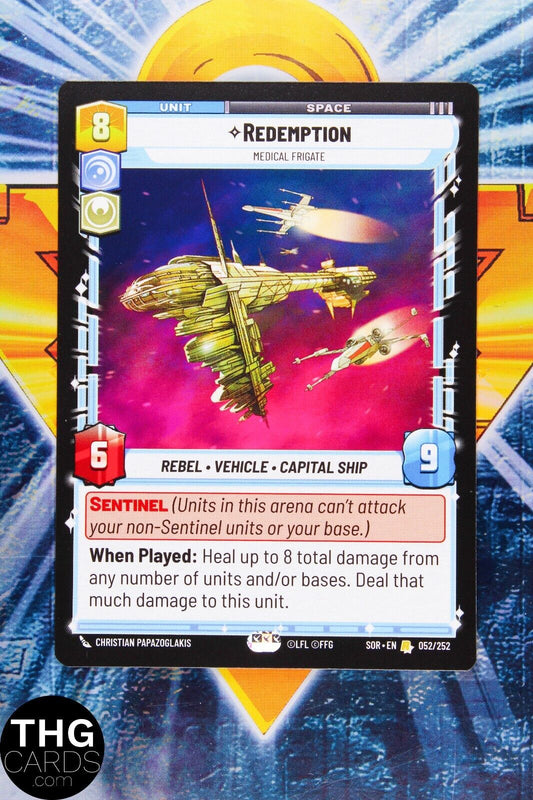 Redemption 052/252 Rare Star Wars Unlimited Card