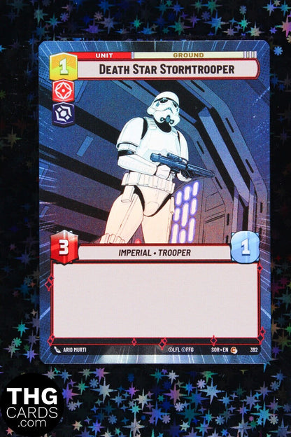 Death Star Stormtrooper 392 Foil Hyperspace Common Star Wars Unlimited Card SOR