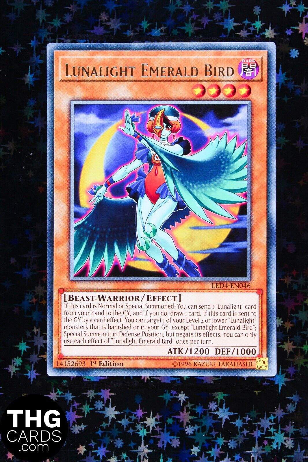 Lunalight Emerald Bird LED4-EN046 1st Edition Rare Yugioh Card Playset