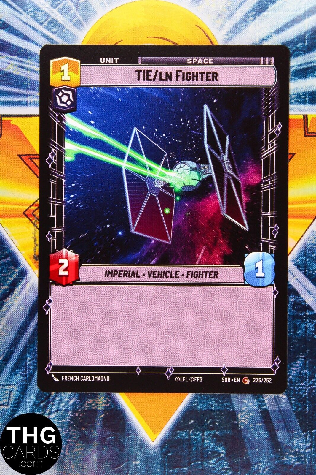 TIE/LN Fighter 225/252 Common Star Wars Unlimited Card