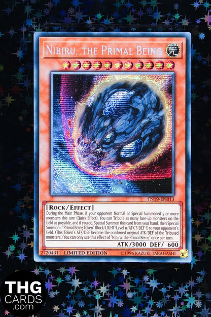 Nibiru, the Primal Being TN19-EN013 Limited Edition Secret Rare Yugioh Card