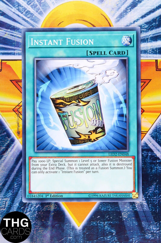 Instant Fusion LED2-EN048 1st Edition Common Yugioh Card