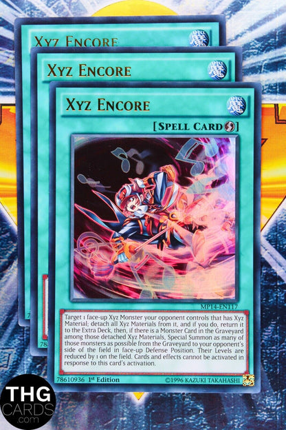 Xyz Encore JOTL-EN088 MP14-EN117 Ultra Rare Yugioh Card Playset