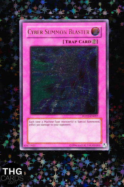 Cyber Summon Blaster POTD-EN057 Ultimate Rare Yugioh Card