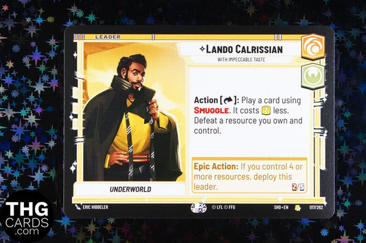 Lando Calrissian 017/262 Rare Star Wars Unlimited Card SHD