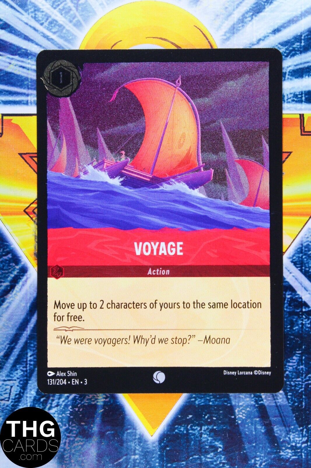 Voyage 131/204 Foil Common Lorcana Into the Inklands Card