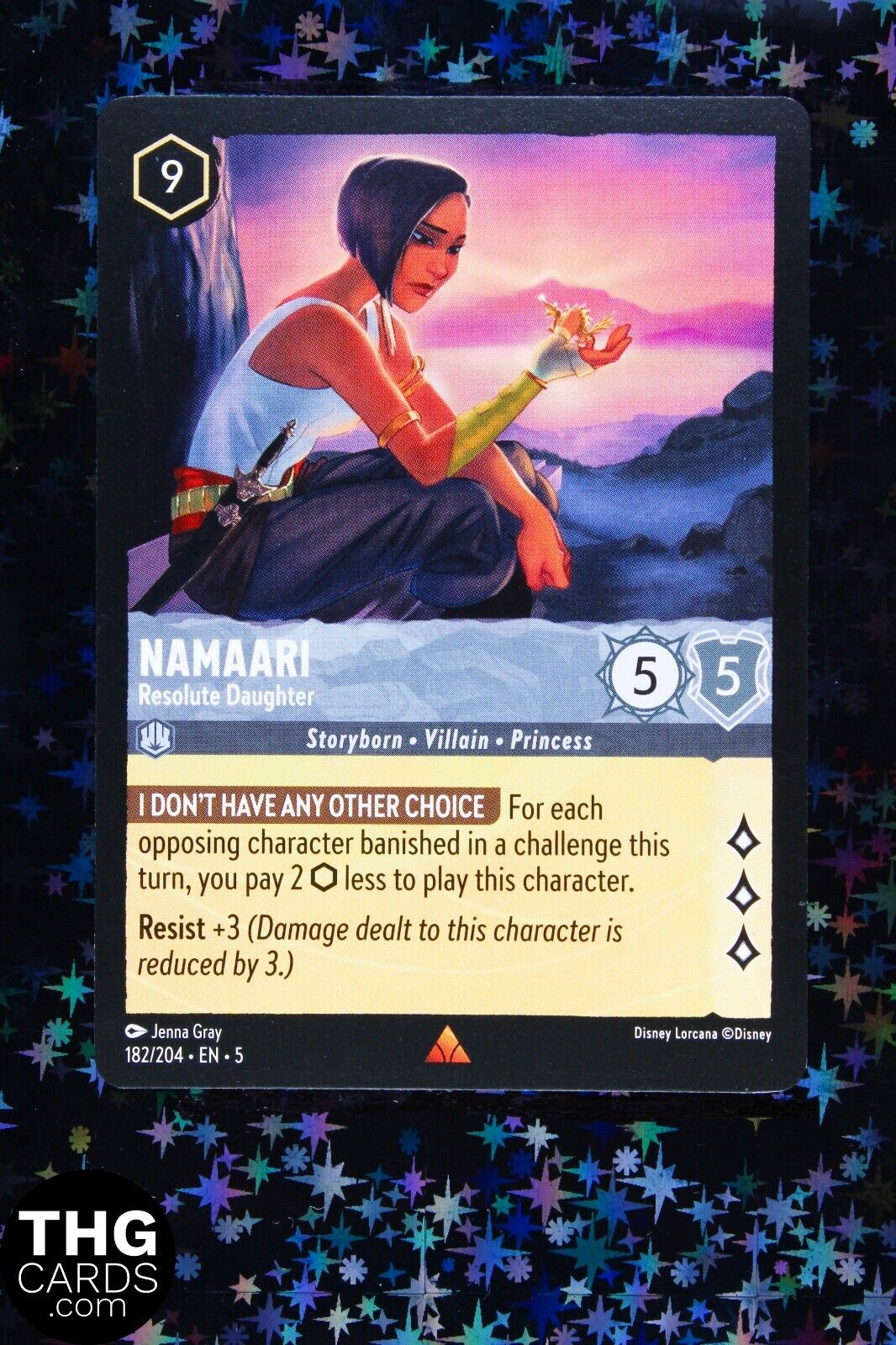 Namaari, Resolute Daughter 182/204 Rare Lorcana Card EN 5