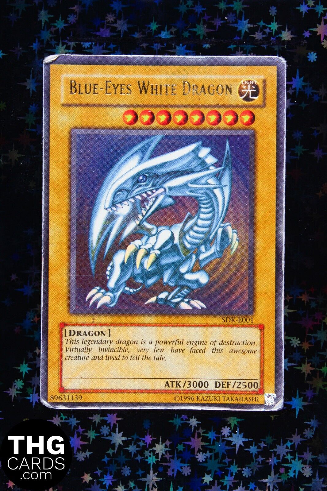 Blue-Eyes White Dragon SDK-E001 Ultra Rare Yugioh Card 3