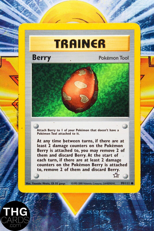 Berry 99/111 Common Neo Genesis Pokemon Card