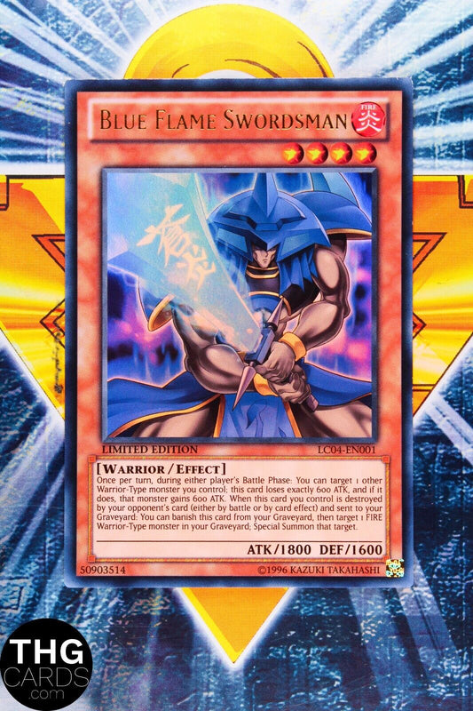 Blue Flame Swordsman LC04-EN001 Ultra Rare Yugioh Card Promo