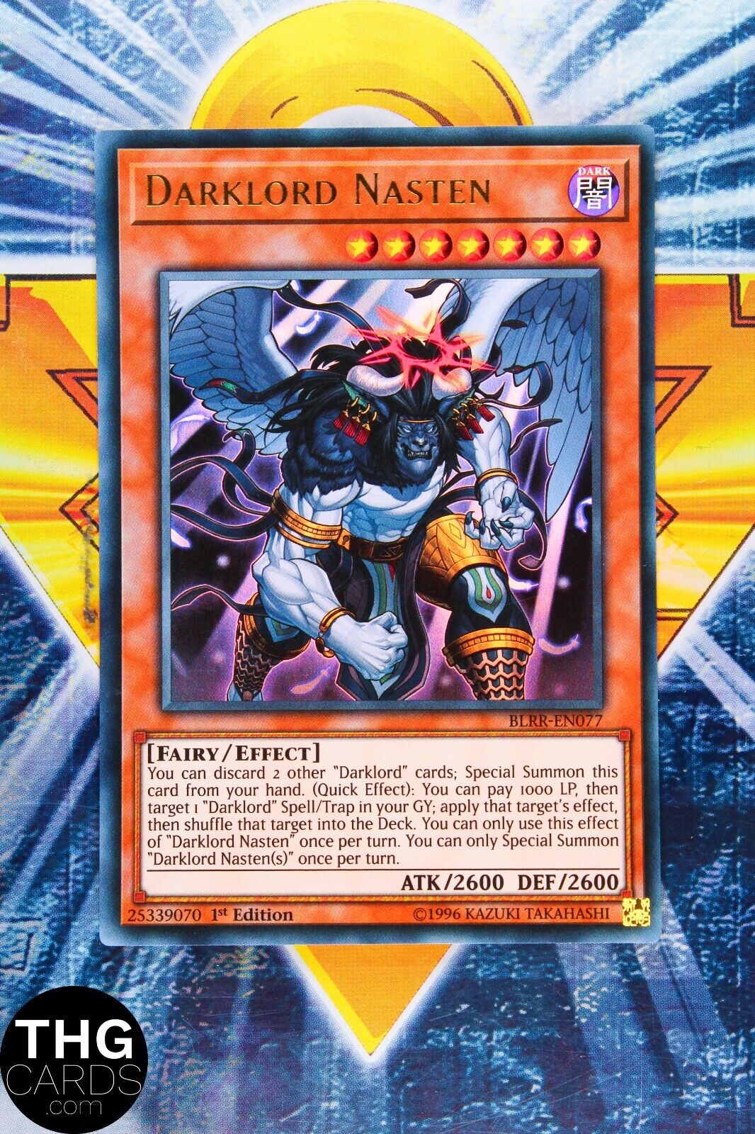 Darklord Nasten BLRR-EN077 1st Ed Ultra Rare Yugioh Card Playset