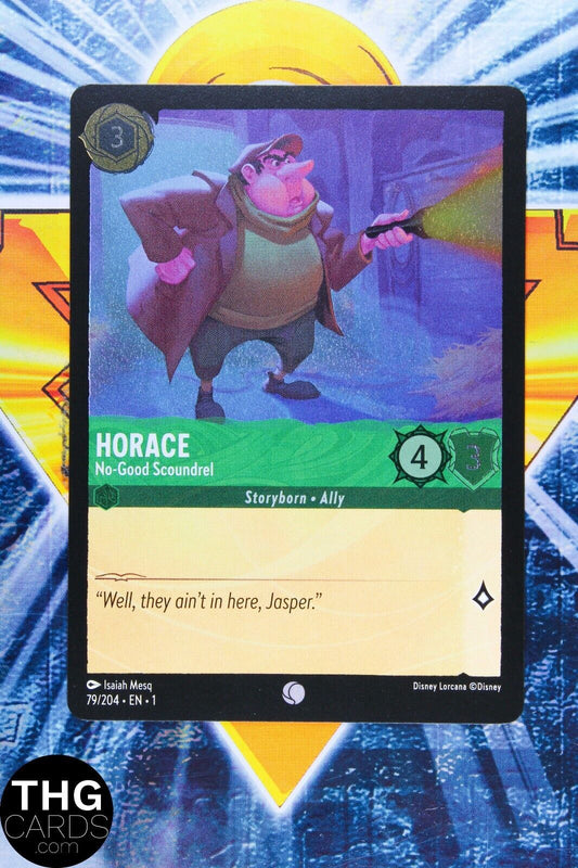 Horace, No Good Scoundrel 79/204 Foil Common Lorcana First Chapter Card