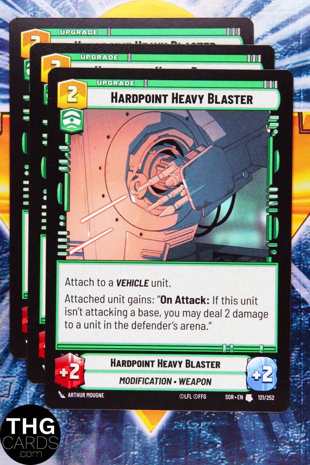 Hardpoint Heavy Blaster 121/252 Uncommon Star Wars Unlimited Card Playset