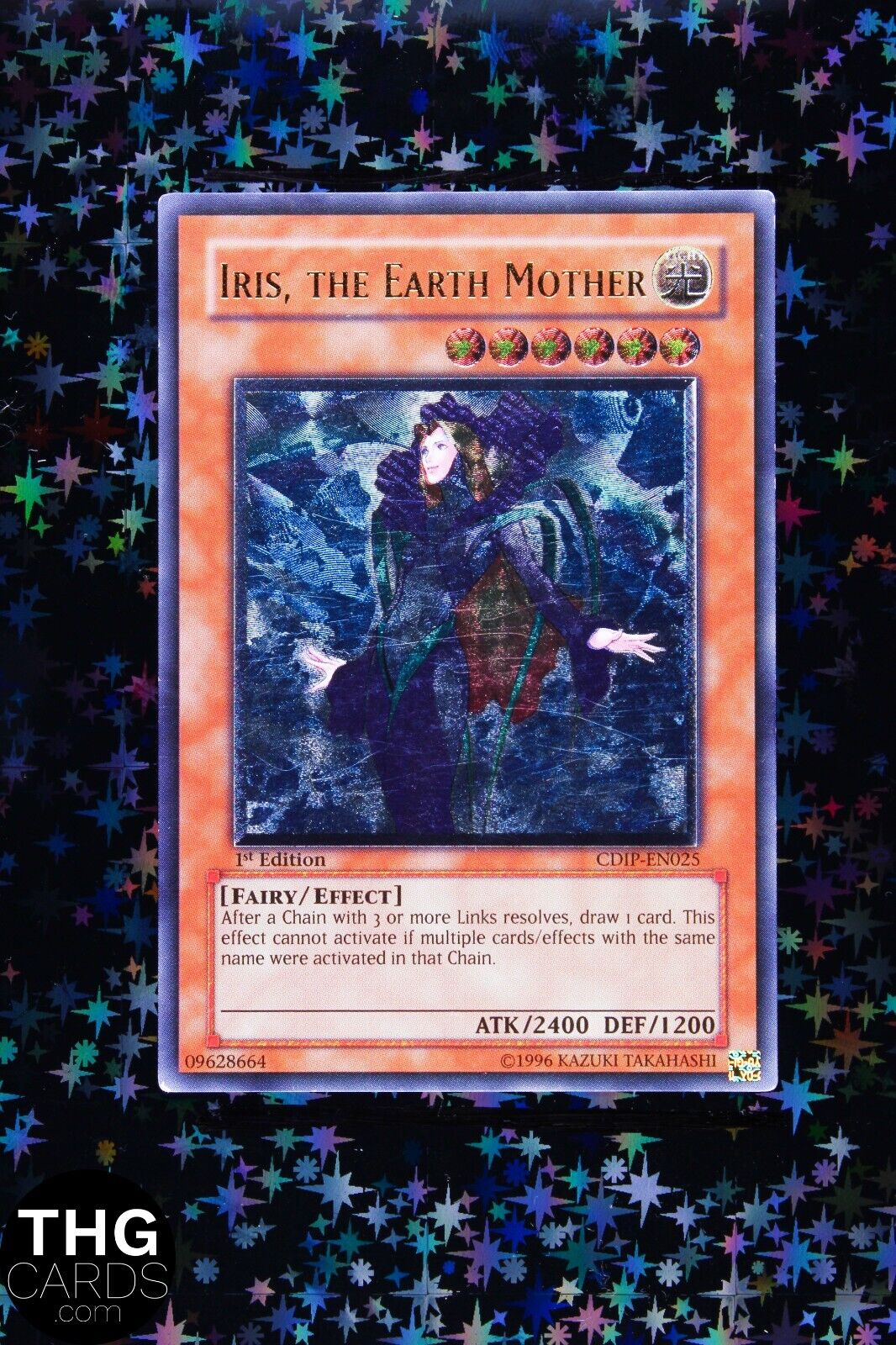 Iris, The Earth Mother CDIP-EN025 1st Edition Ultimate Rare Yugioh Card