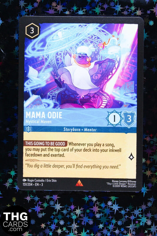 Mama Odie, Mystical Maven 151/204 Rare Lorcana Card EN3