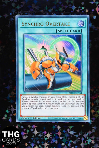 Synchro Overtake MP22-EN164 1st Edition Ultra Rare Yugioh Card