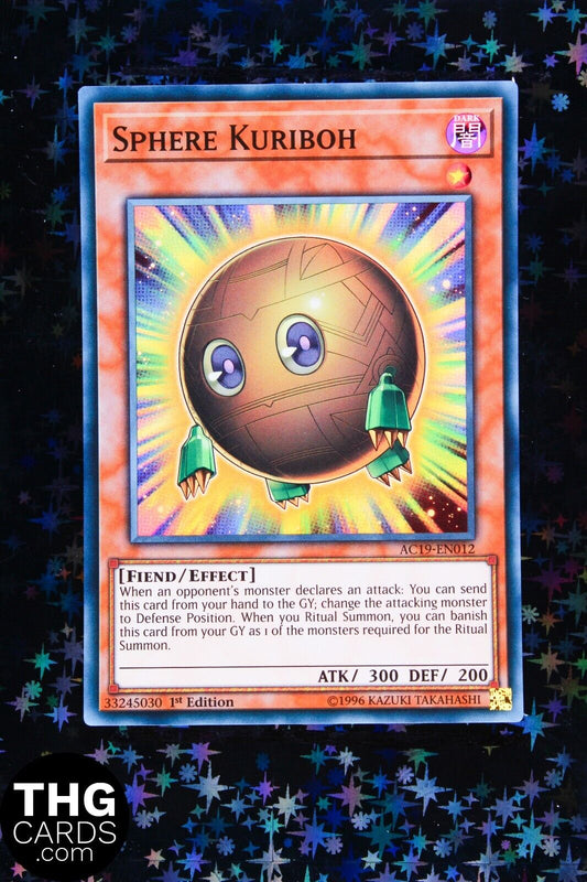 Sphere Kuriboh AC19-EN012 1st Edition Super Rare Yugioh Card