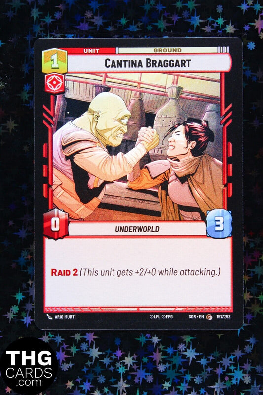 Cantina Braggart 157/252 Foil Common Star Wars Unlimited Card