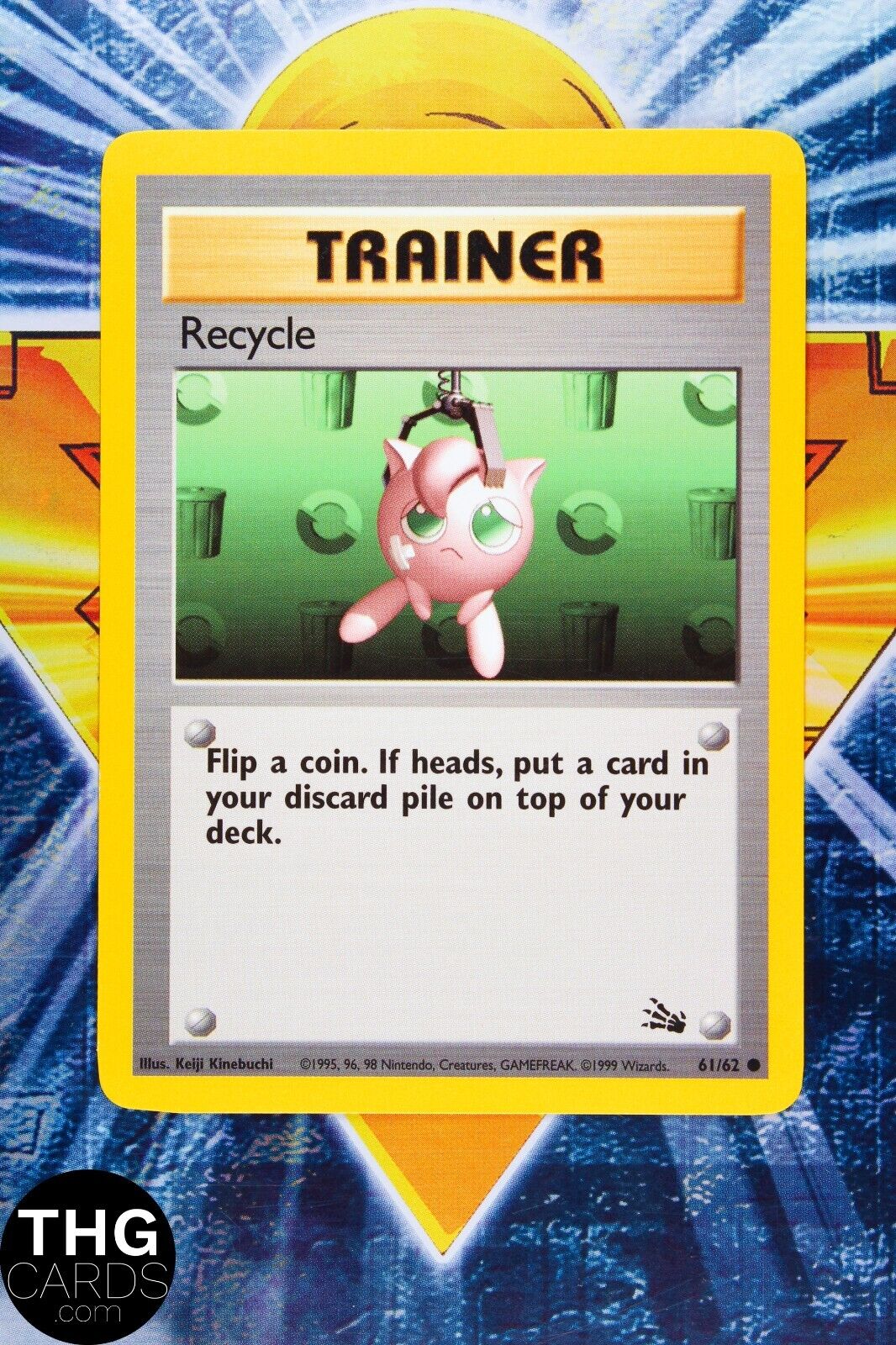 Recycle 61/62 Common Fossil Pokemon Card