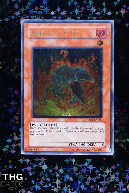 Volcanic Shell FOTB-EN009 Ultimate Rare Yugioh Card