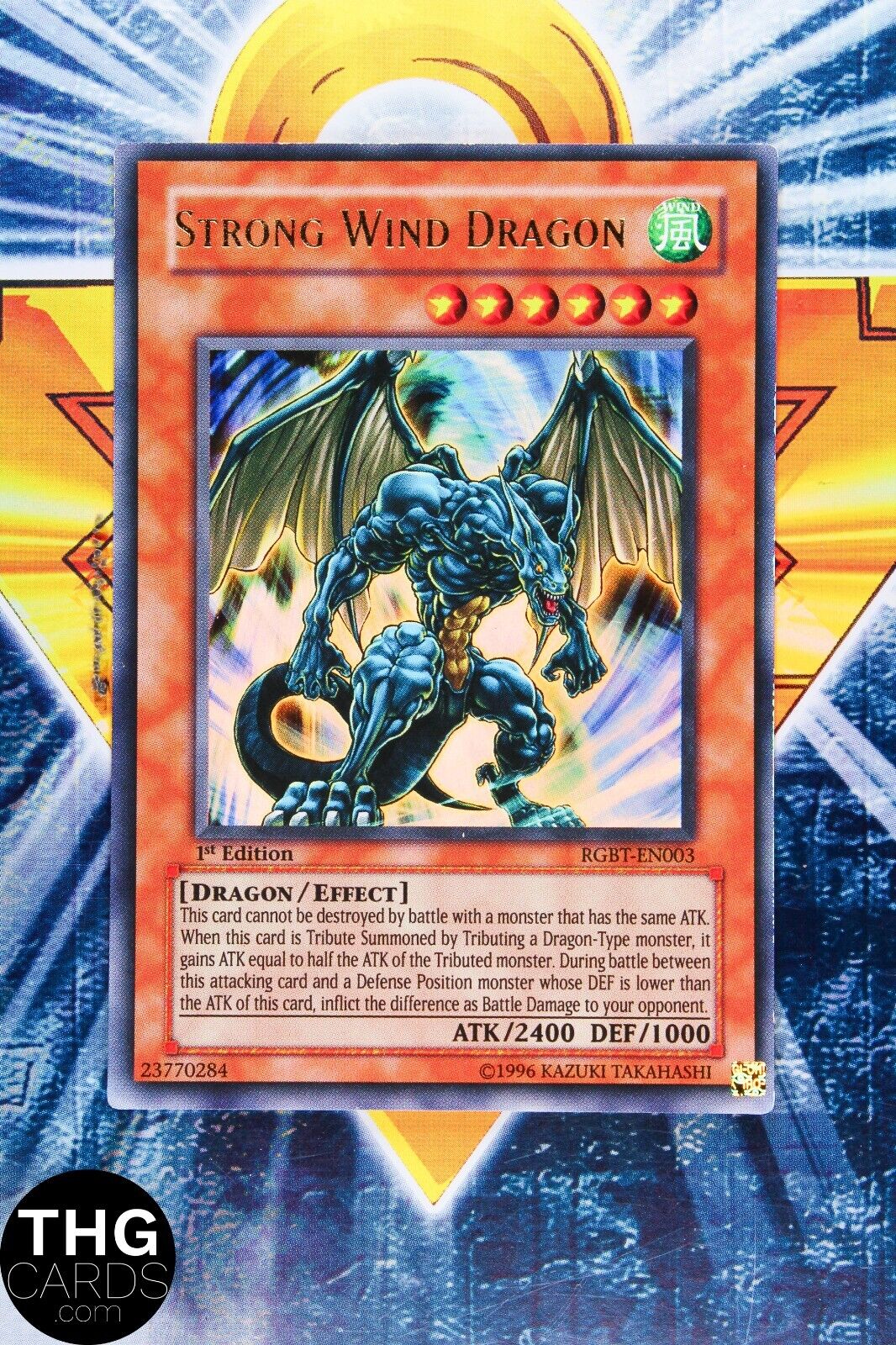 Strong Wind Dragon RGBT-EN003 1st Ed Ultra Rare Yugioh Card 2