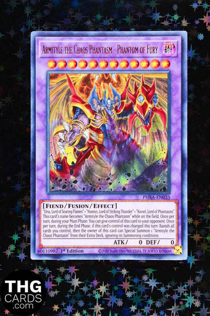 Armityle The Chaos Phantasm Phantom Of Fury PHRA-EN035 Ultra Rare Yugioh Card