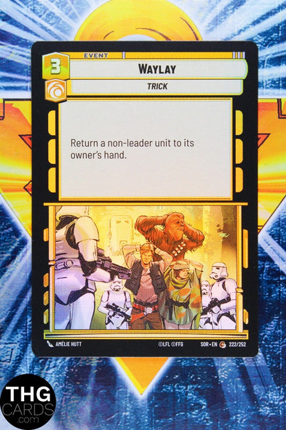 Waylay - Trick 222/252 Common Foil Star Wars Unlimited Card