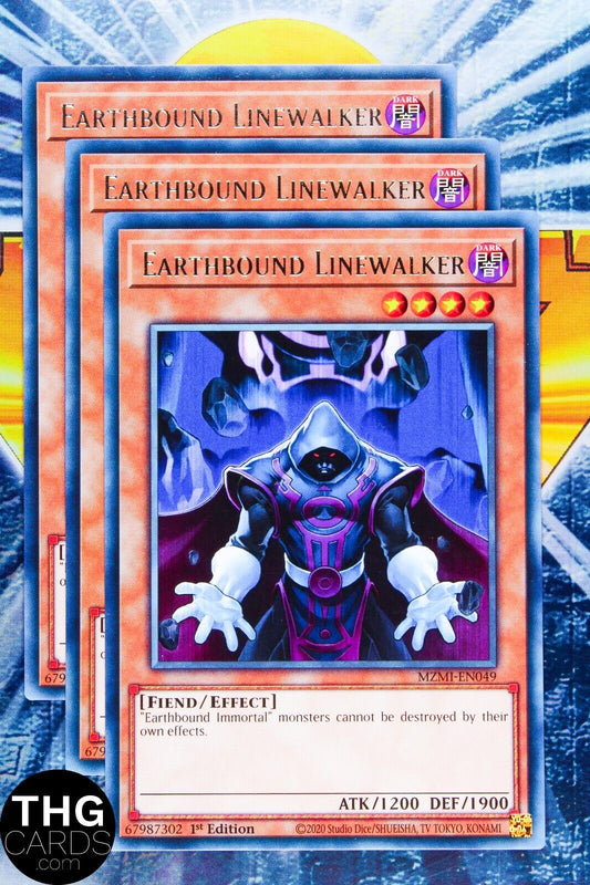 Earthbound Linewalker MZMI-EN049 1st Edition Rare Yugioh Card Playset