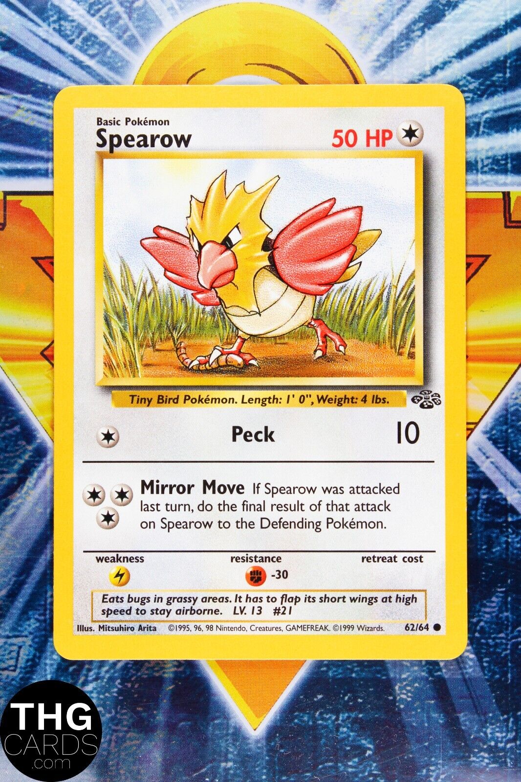 Spearow 62/64 Common Jungle Pokemon Card