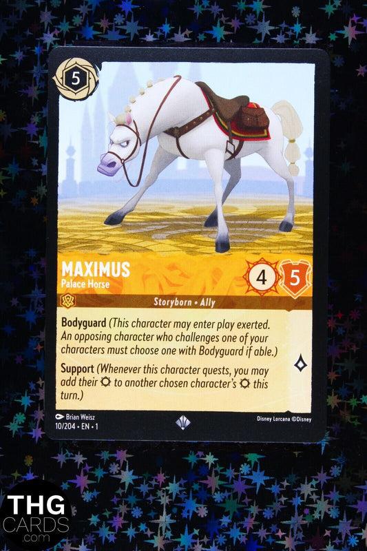 Maximus, Palace Horse 10/204 Super Rare Lorcana Card EN 1