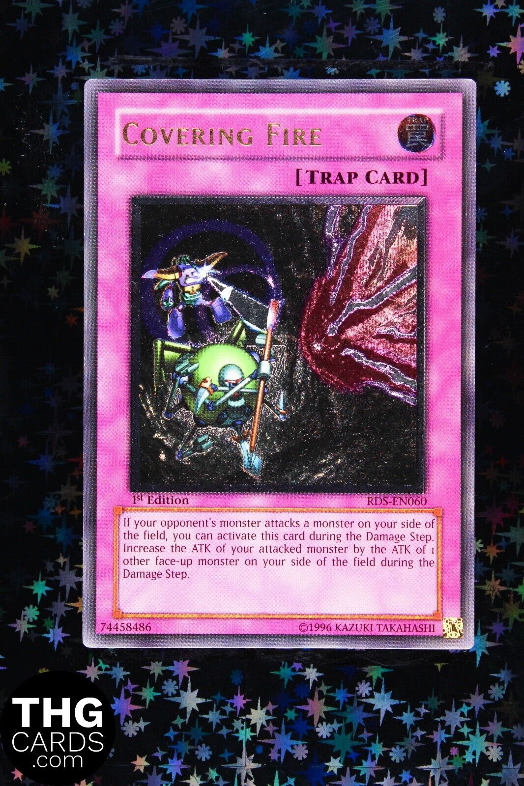 Covering Fire RDS-EN060 1st Edition Ultimate Rare Yugioh Card