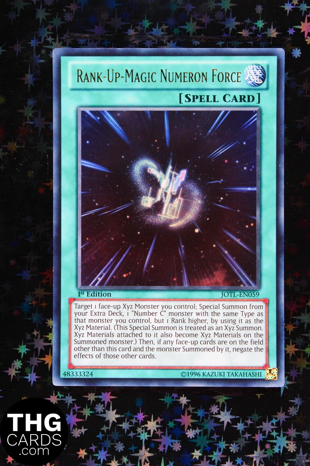 Rank-Up-Magic Numeron Force JOTL-EN059 1st Edition Ultra Rare Yugioh Card