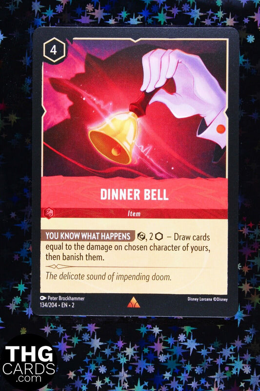 Dinner Bell 134/204 Rare Lorcana Card EN 2