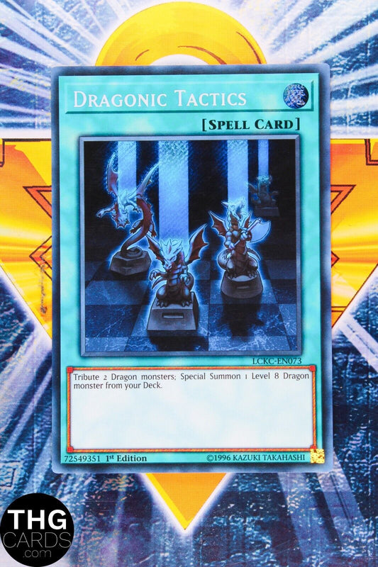 Dragonic Tactics LCKC-EN073 1st Edition Secret Rare Yugioh Card