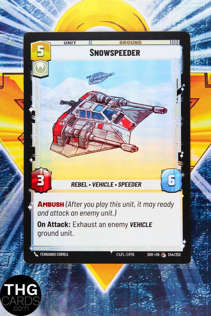 Snowspeeder 244/252 Common Foil Star Wars Unlimited Card