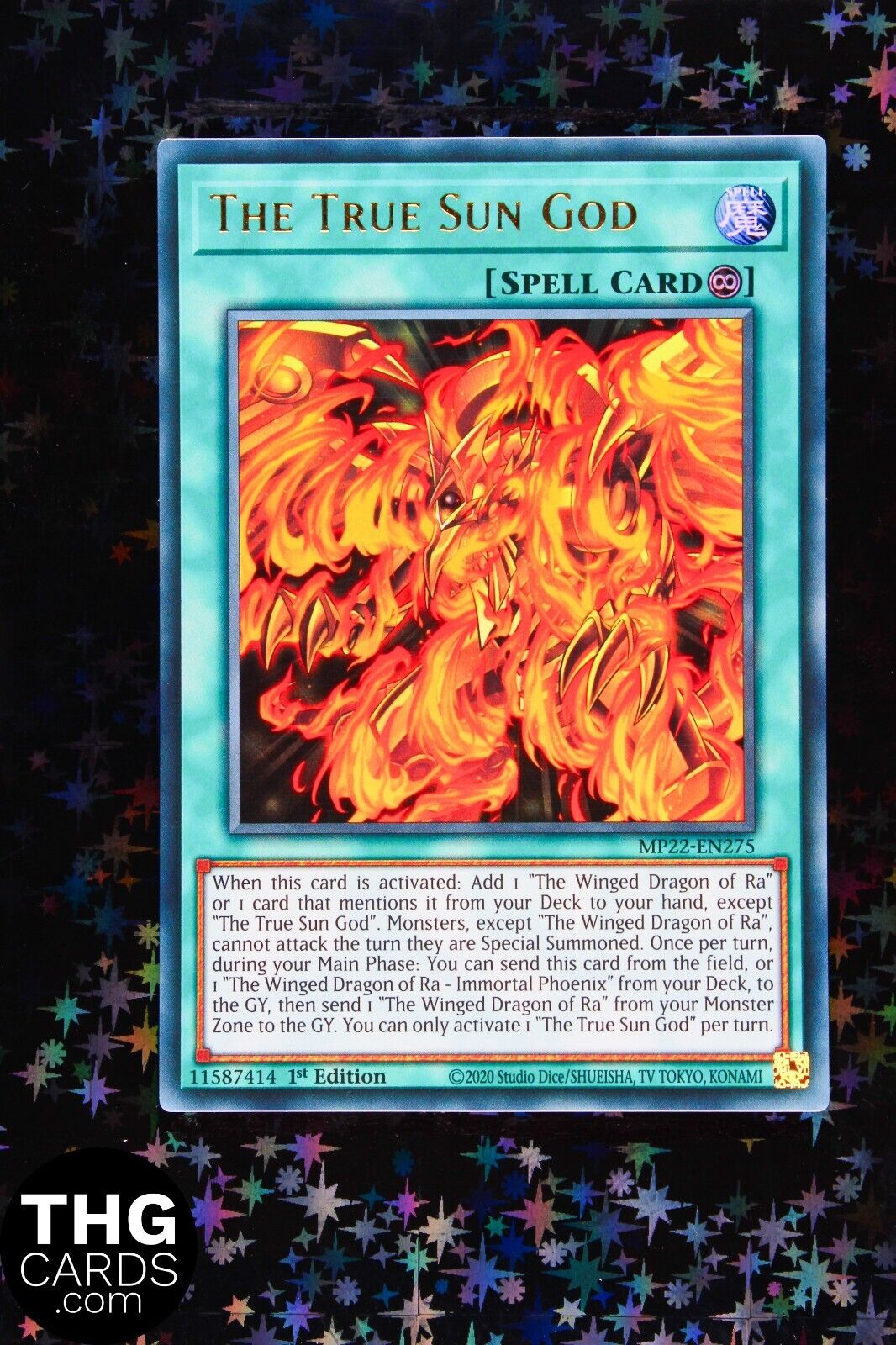 The True Sun God MP22-EN275 1st Edition Ultra Rare Yugioh Card