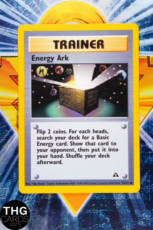 Energy Ark 75/75 Common Neo Discovery Pokemon Card 1