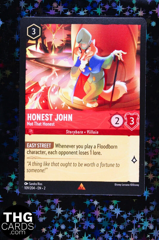 Honest John, Not That Honest 109/204 Rare Lorcana Card EN 2