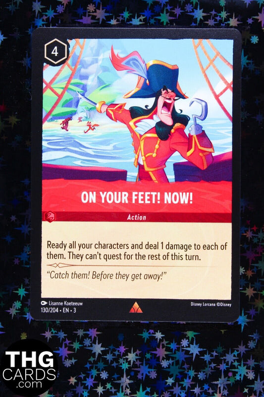 On Your Feet! Now! 130/204 Rare Lorcana Card EN3