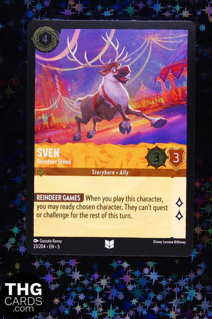 Sven, Reindeer Steed 23/204 Foil Uncommon Lorcana Card EN 5