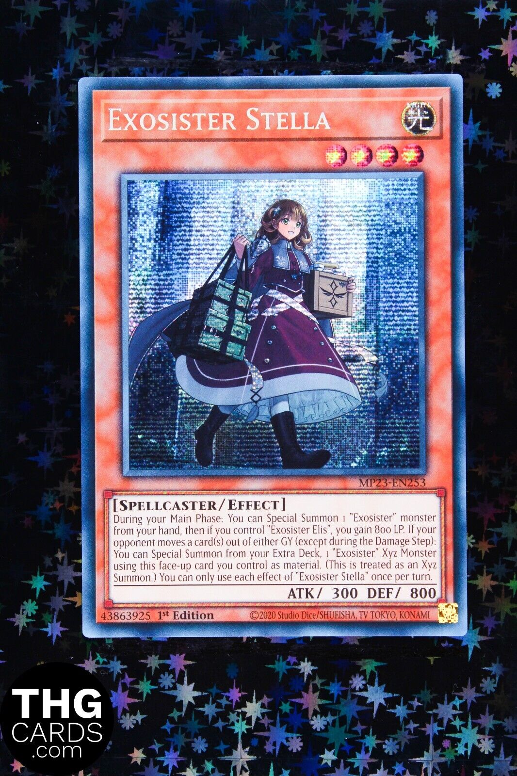 Exosister Stella MP23-EN253 1st Edition Secret Rare Yugioh Card