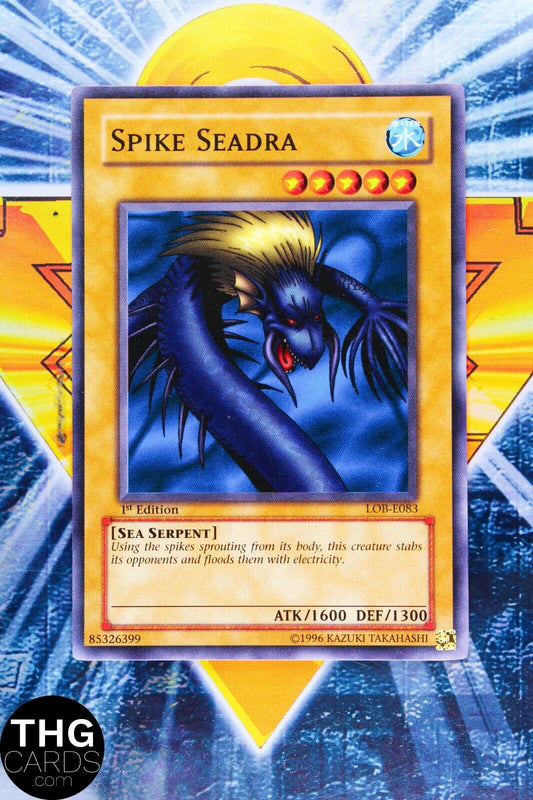 Spike Seadra LOB-E083 1st Edition Common Yugioh Card